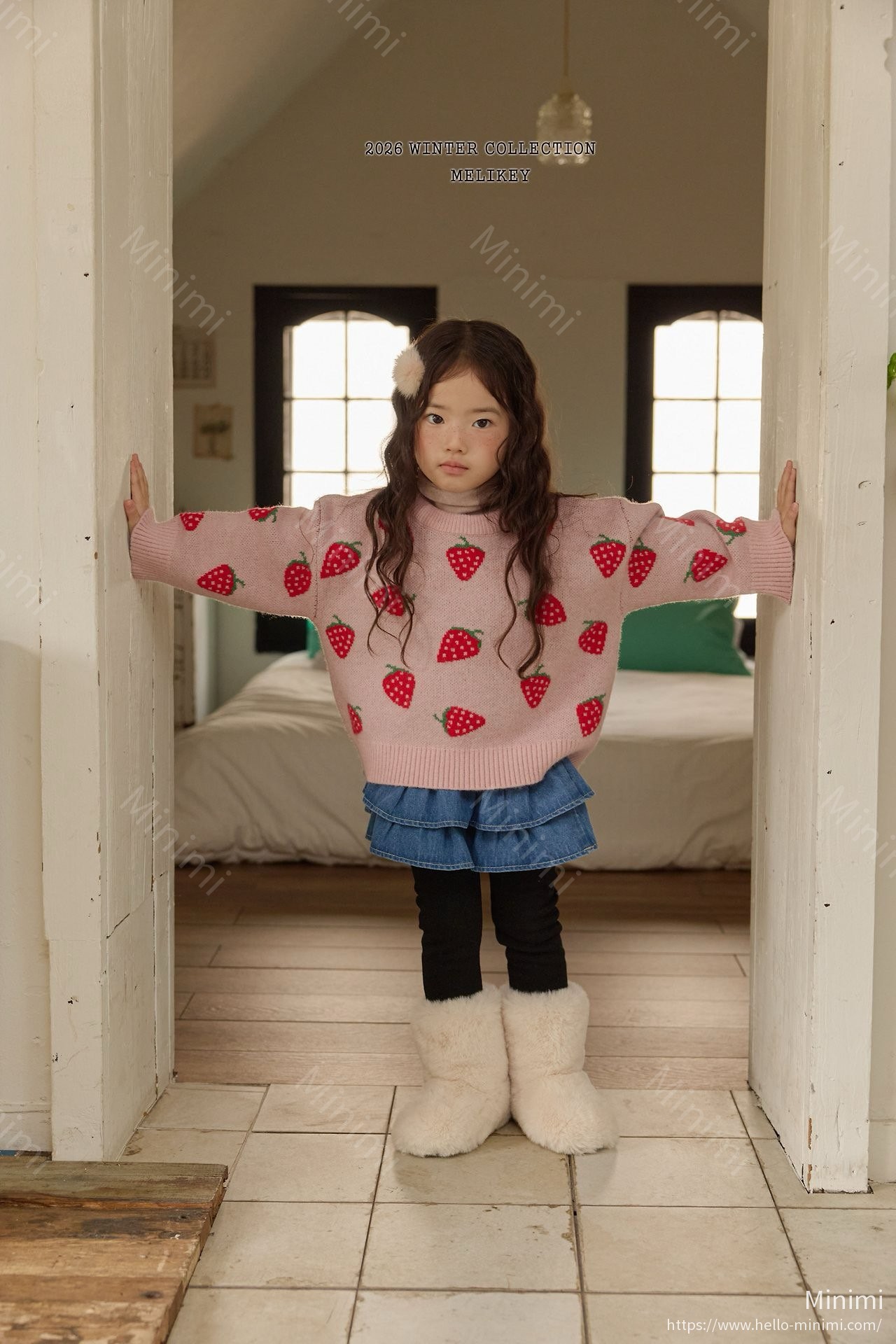 Melikey Denim Tiered Skirt 細節圖 2