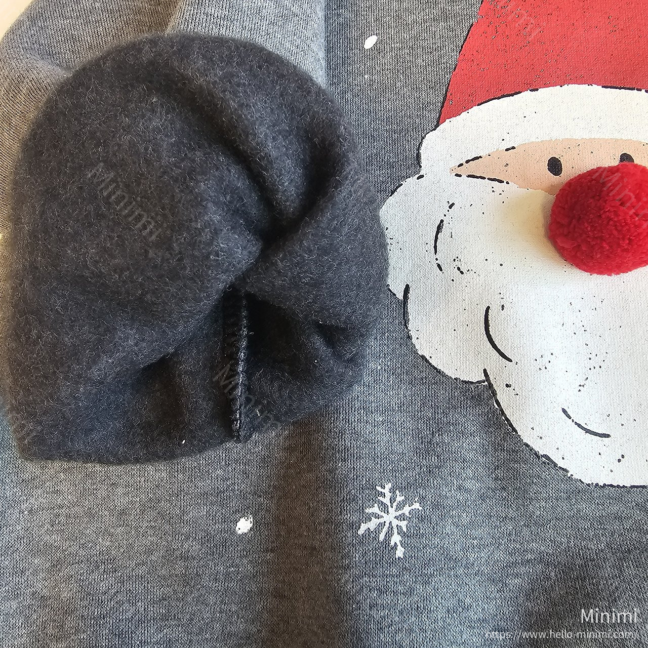 1st BLUE Christmas Santa Sweatshirt 細節圖 2