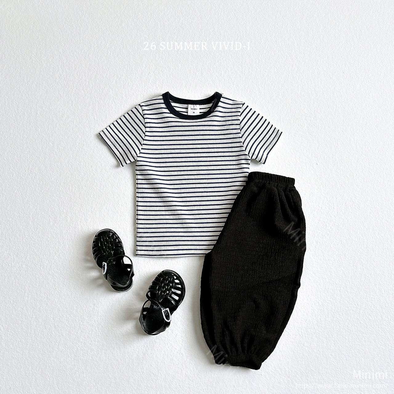 VIVID-I Striped Ribbed Bound T-Shirt 細節圖 15