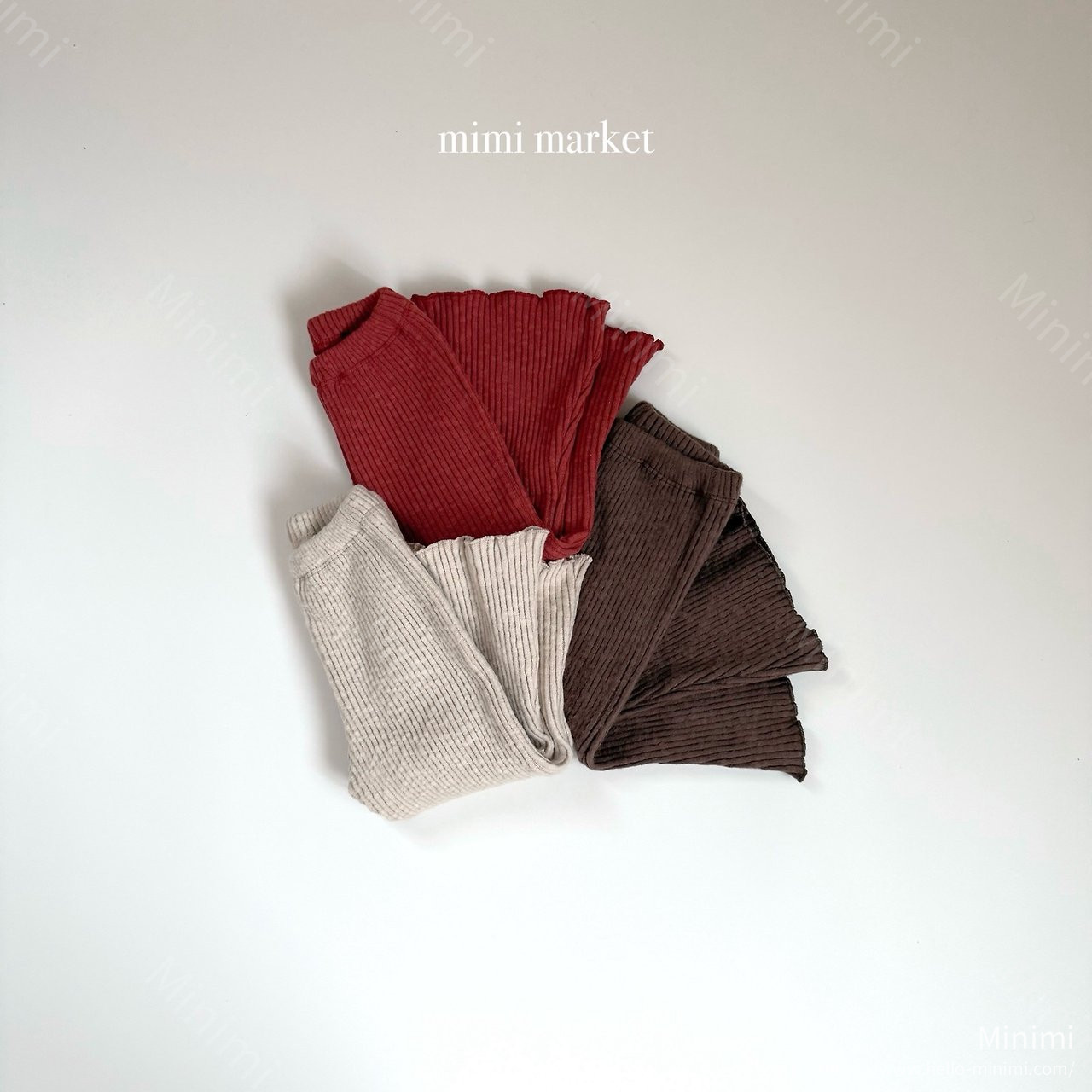 mimi-market Ribbed Play Leggings 細節圖 7