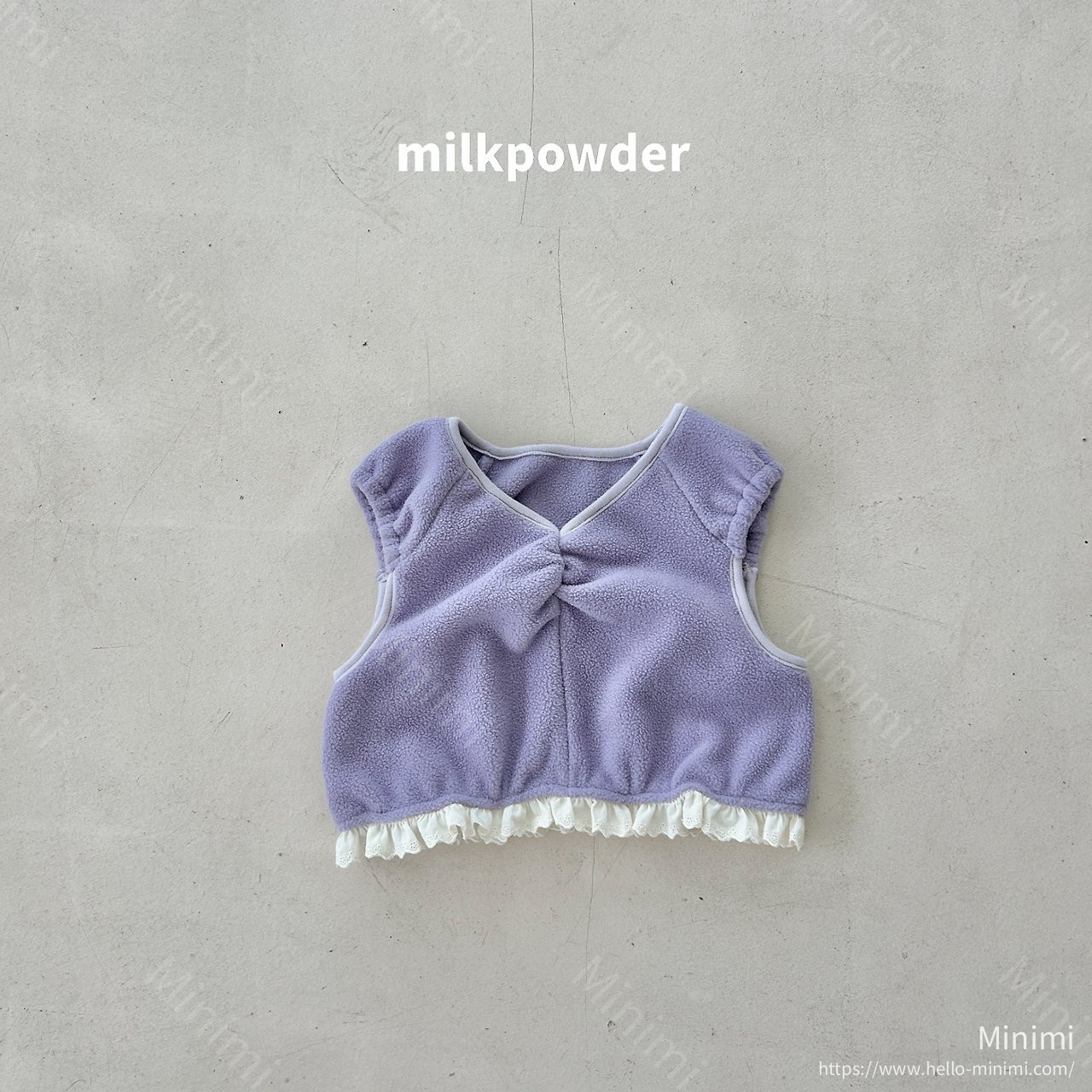 milkpowder Soft Fleece Vest 細節圖 12