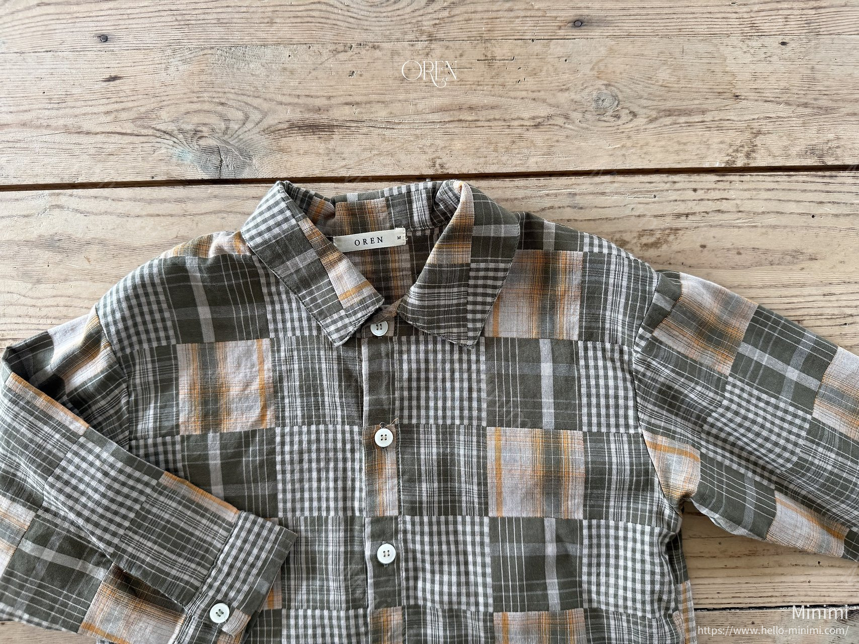 Oren Oliver Patchwork Shirt 細節圖 17