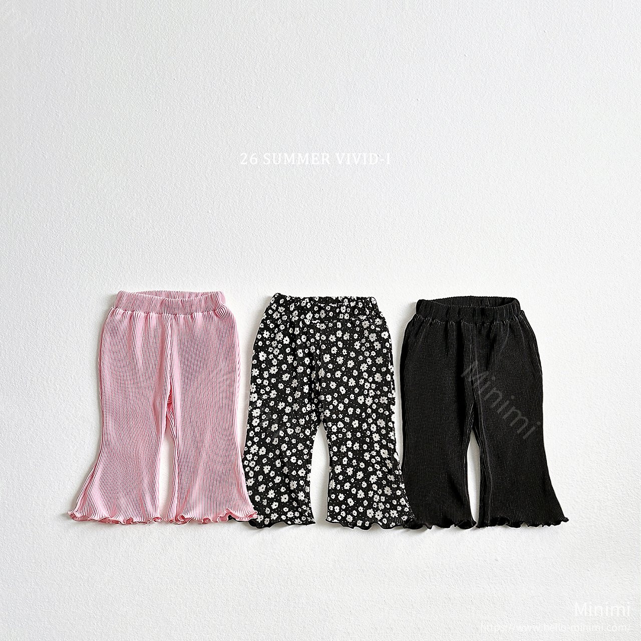 VIVID-I Color Pleats Flared Cropped Pants 細節圖 1