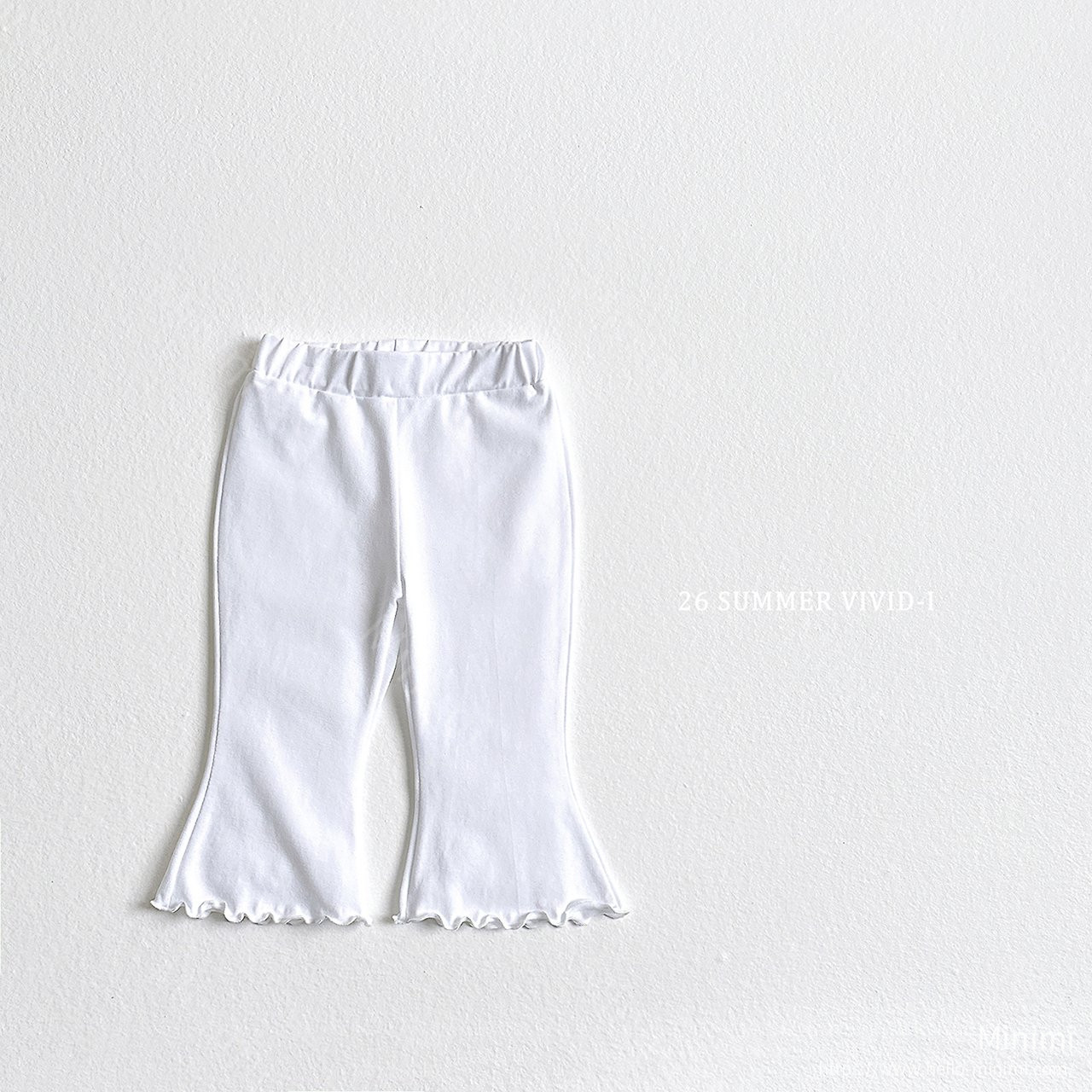 VIVID-I Spandex Fluted Cropped Pants 細節圖 2