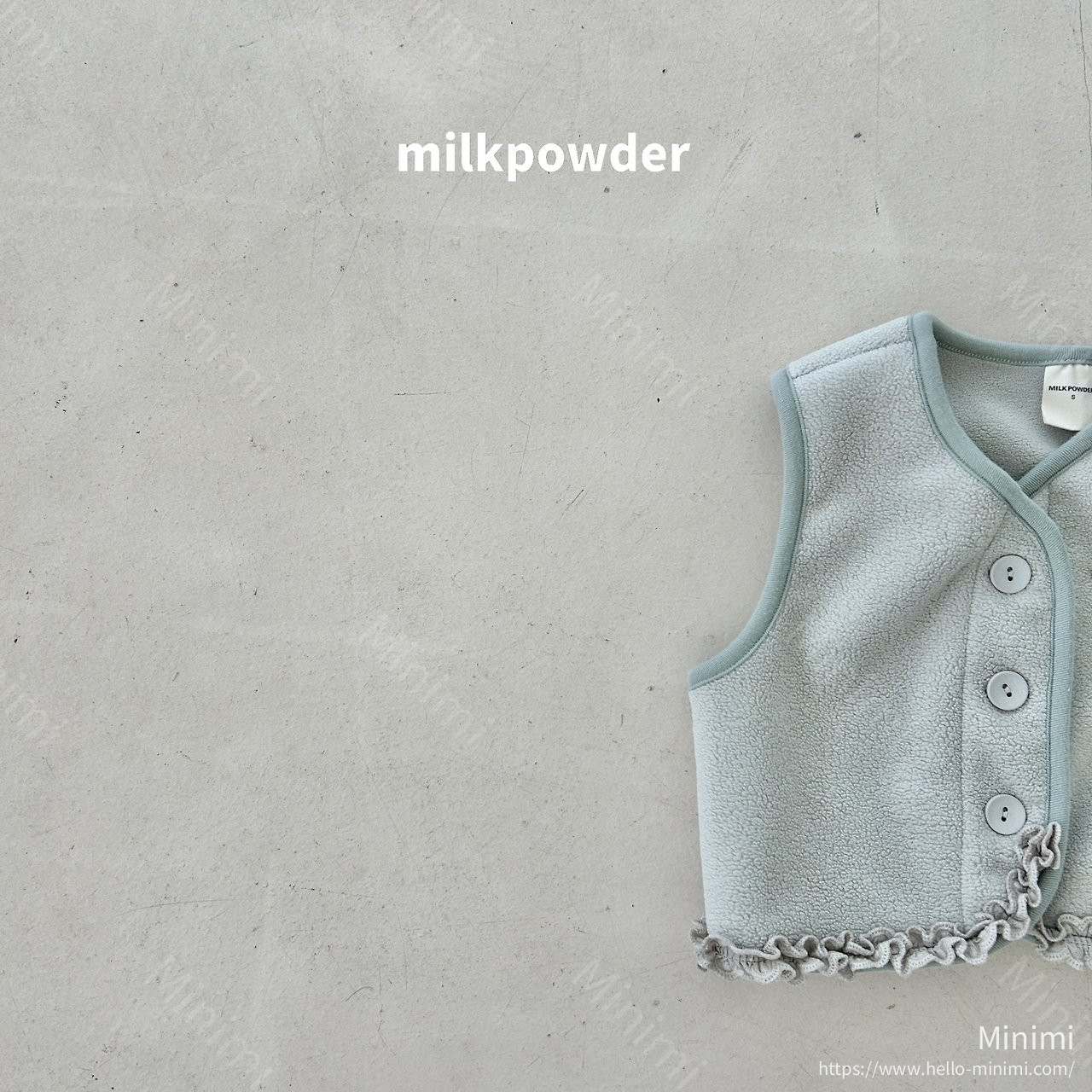 milkpowder Fogny Fleece Vest 細節圖 16