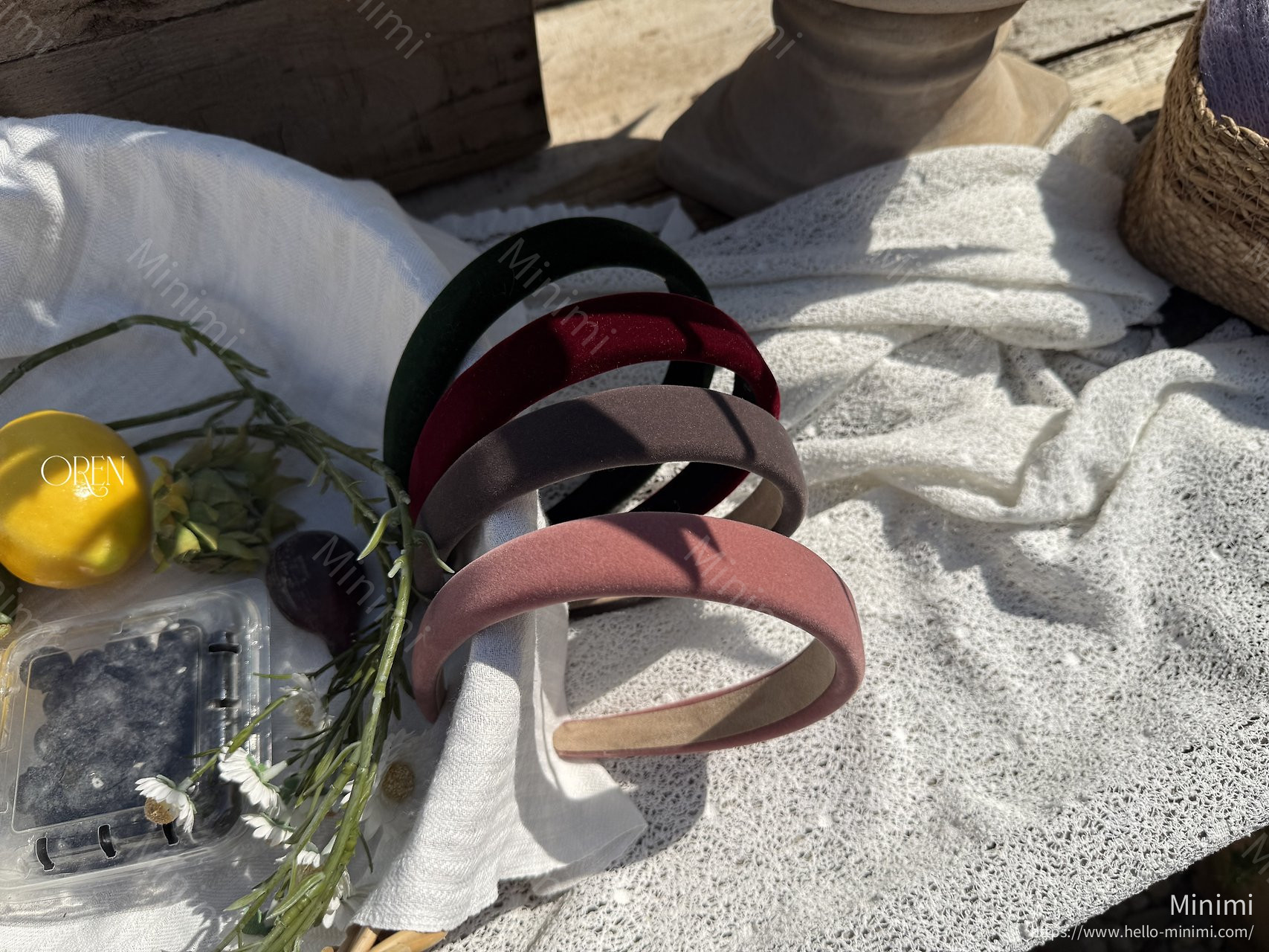 Oren Velvet Hairband 細節圖 18