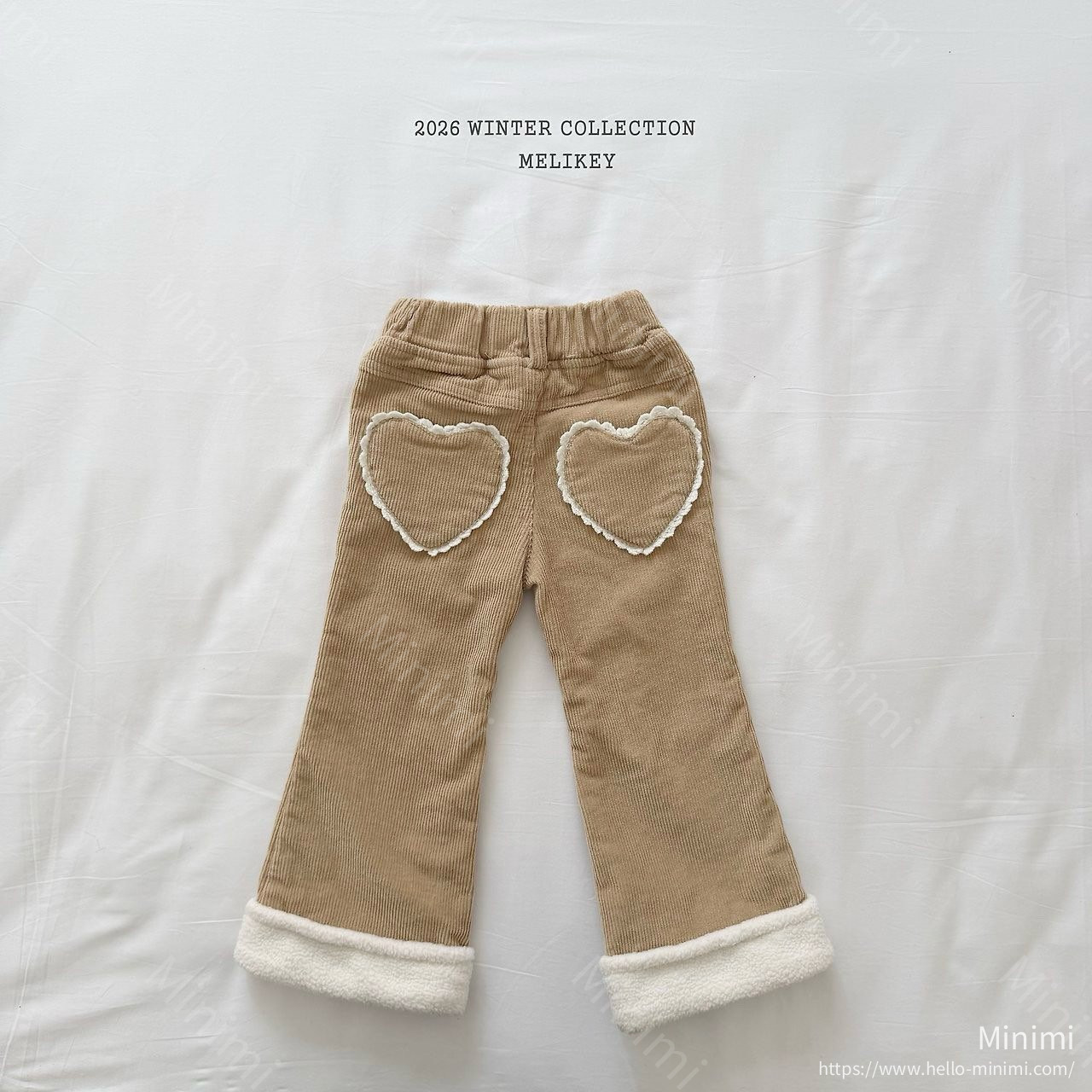 Melikey Corduroy Heart Bootcut 細節圖 22