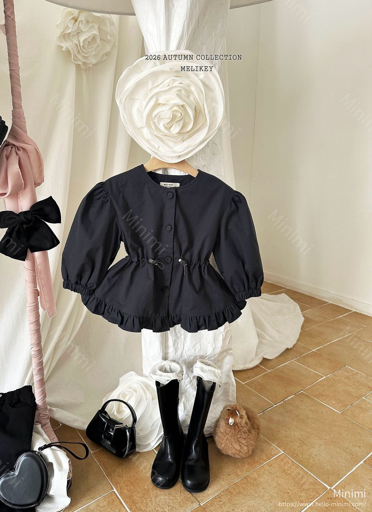 Melikey Momo Frill Trench Coat 細節圖 9