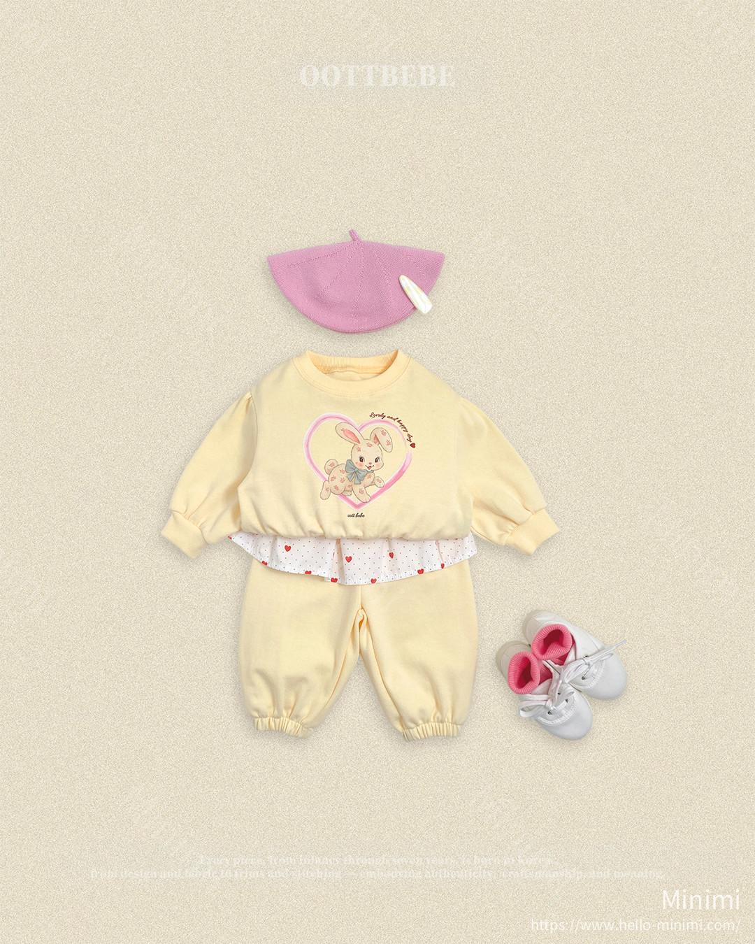 oott bebe Cutie Rabbit Set 細節圖 1