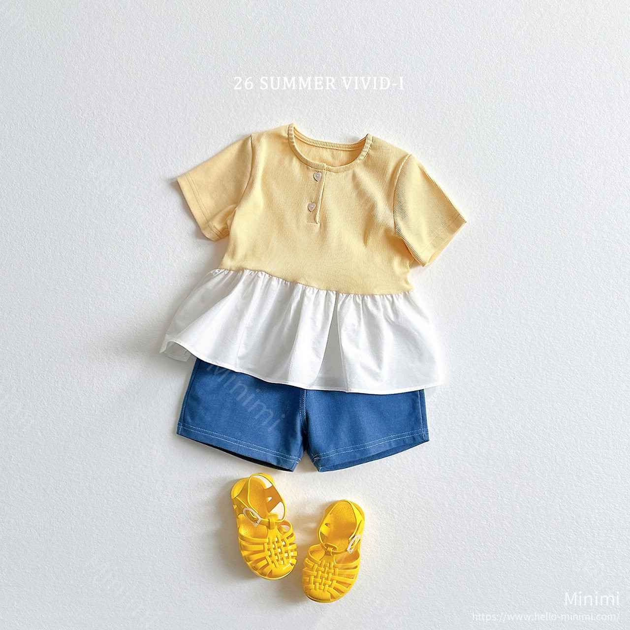 VIVID-I Span Denim Shorts 細節圖 7