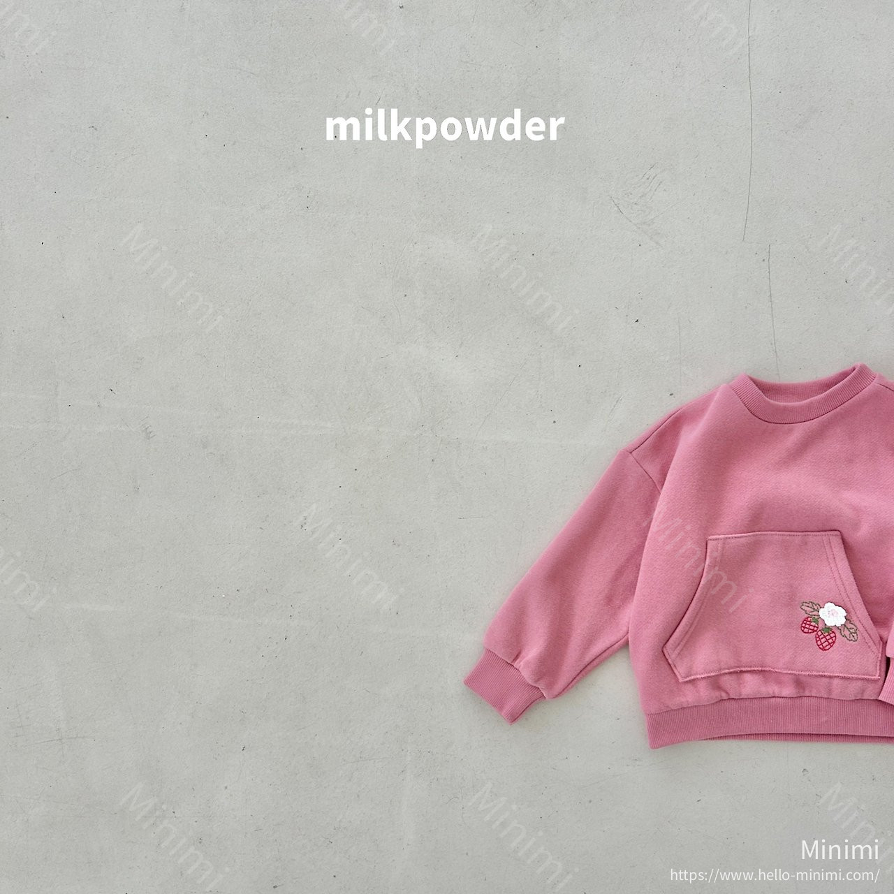 milkpowder Strawberry Pocket Sweatshirt 細節圖 13