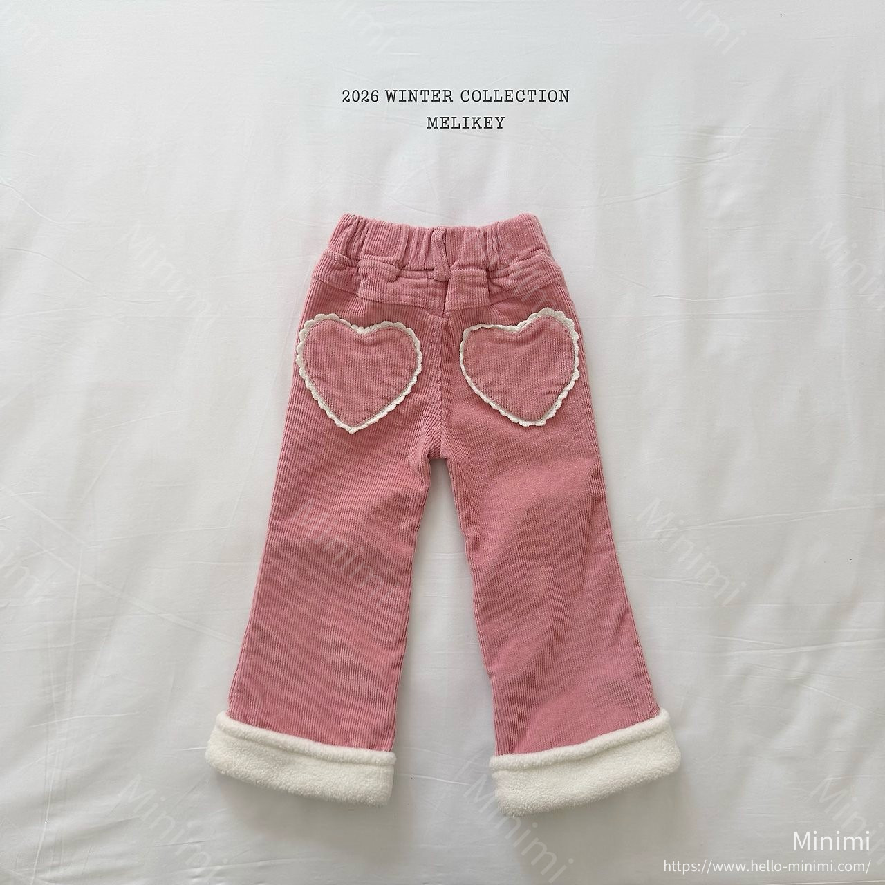 Melikey Corduroy Heart Bootcut 細節圖 24