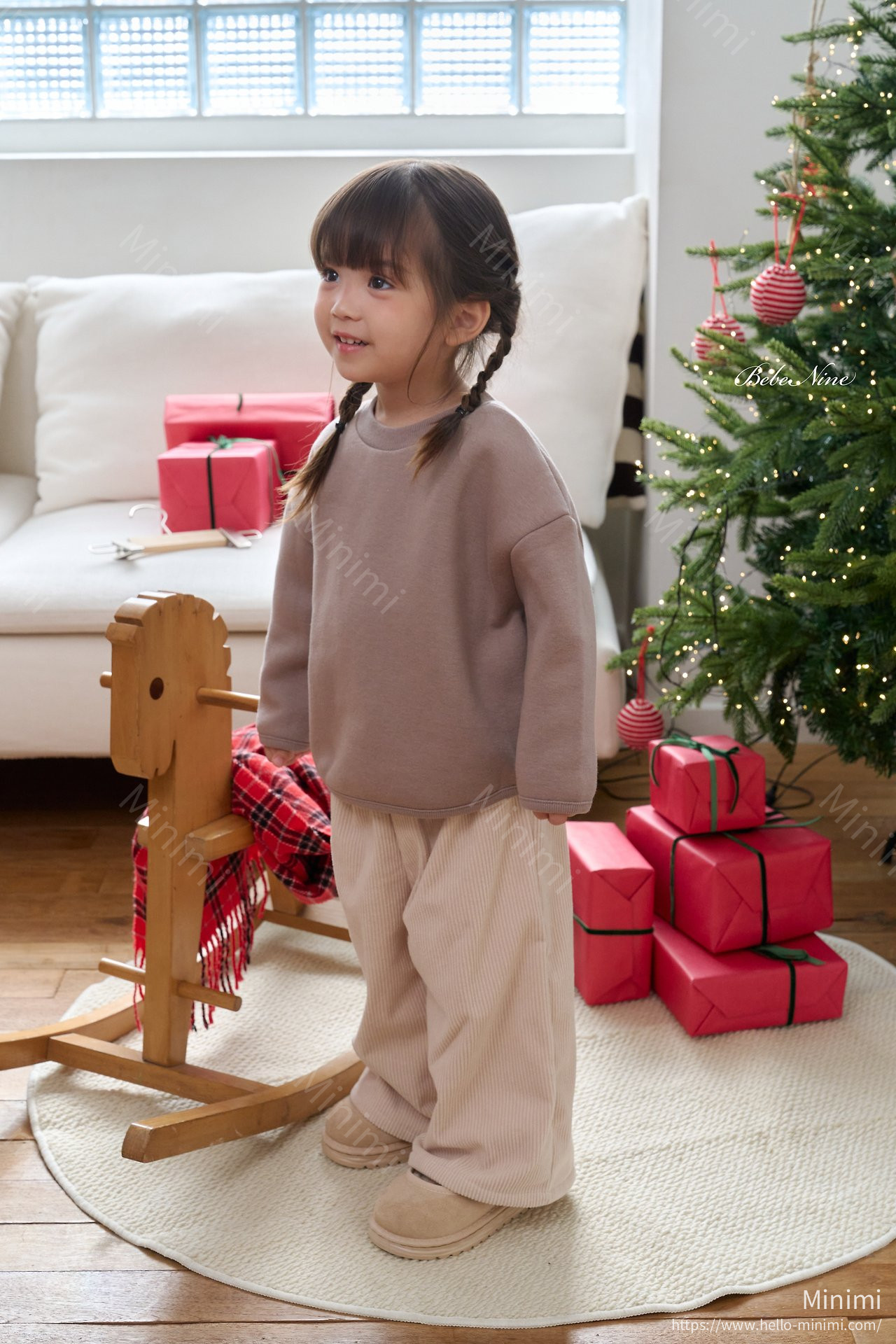 bebe nine Mona Brushed-Lining Sweatshirt 細節圖 12