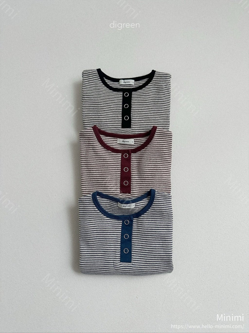 digreen Henley Neck Aletty Tee 細節圖 3
