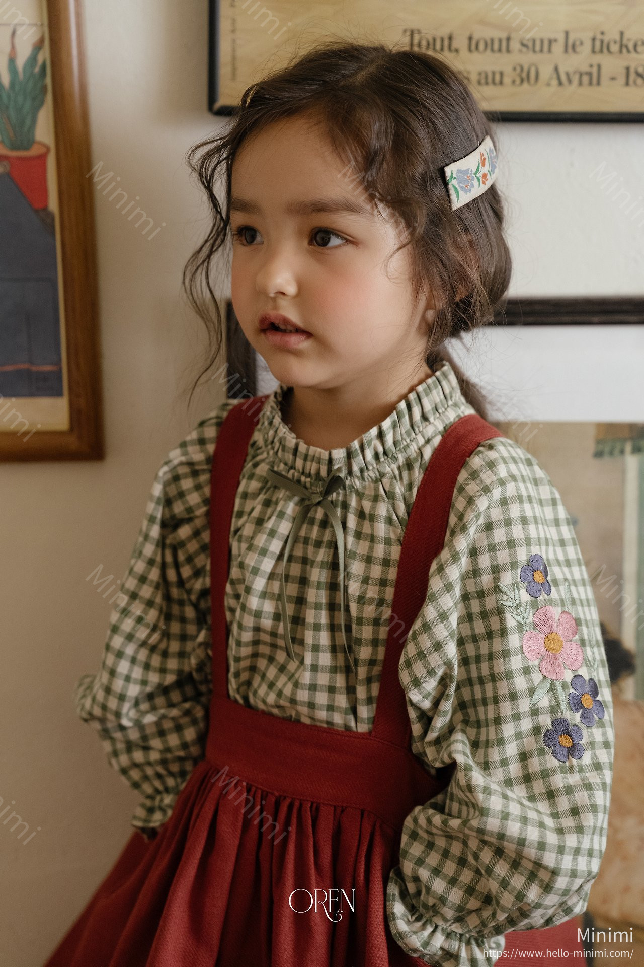 Oren Manon Check Blouse 細節圖 20