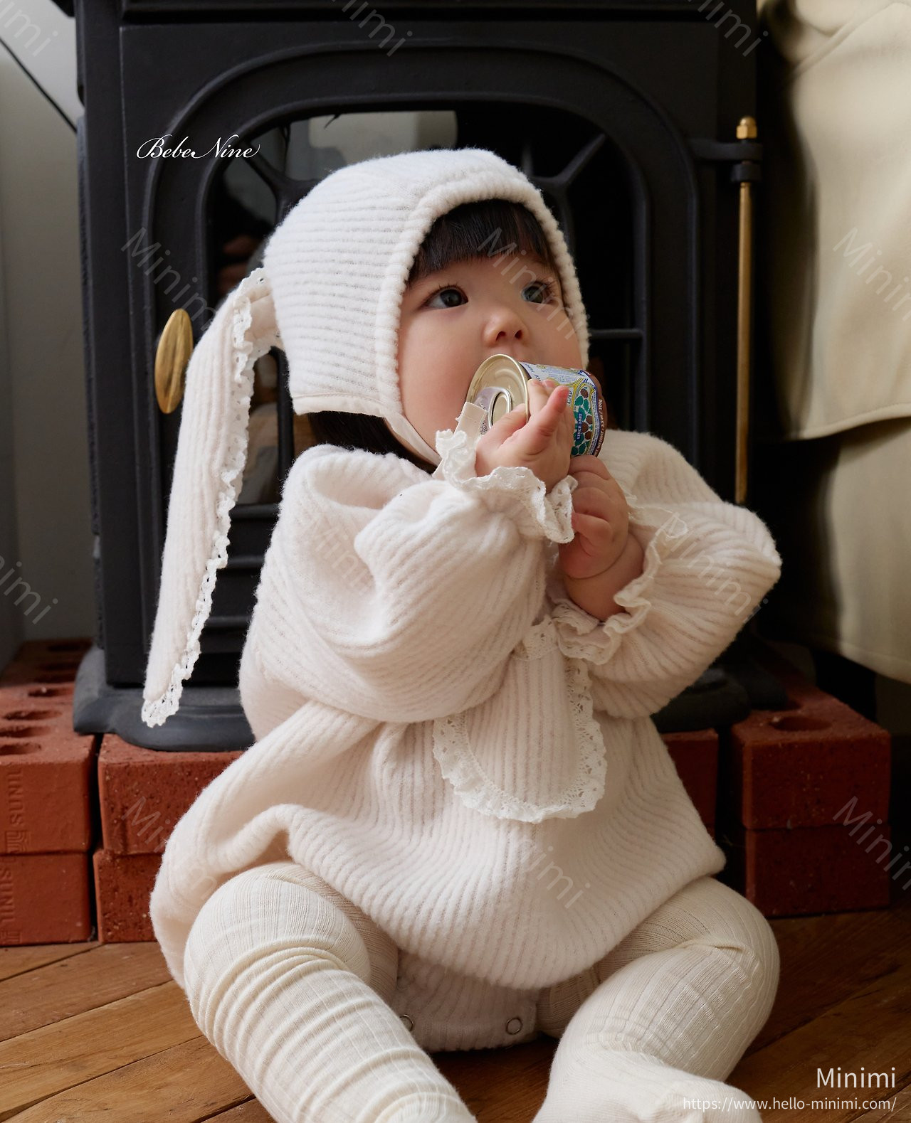 bebe nine Heart Frill Bonnet 細節圖 9