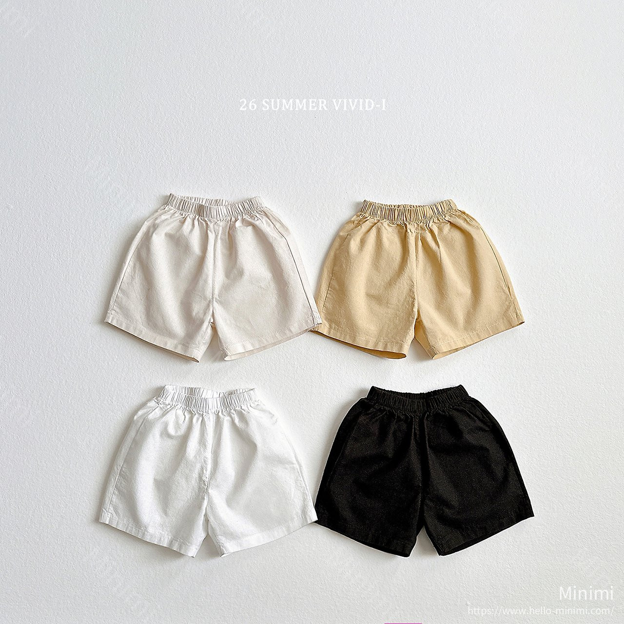 VIVID-I Label Linen Cotton Shorts 細節圖 1