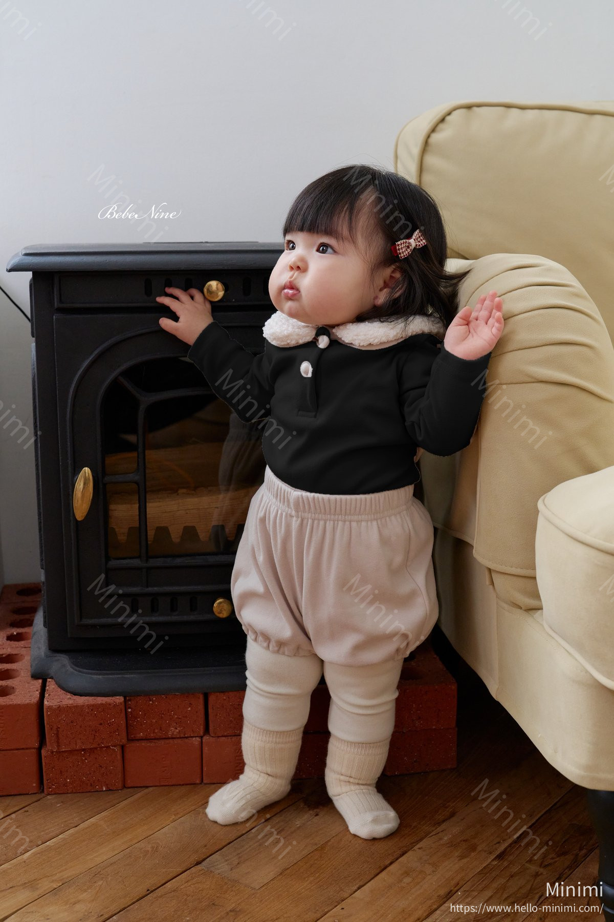 bebe nine Teddy Round-Collar Top 細節圖 16