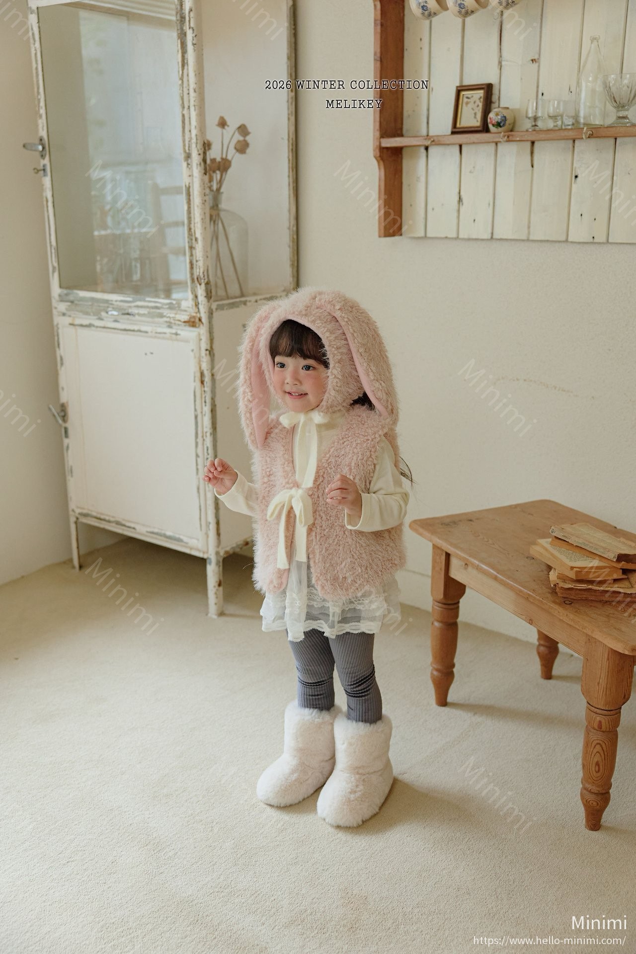 Melikey Rabbit Fur Hat 細節圖 2