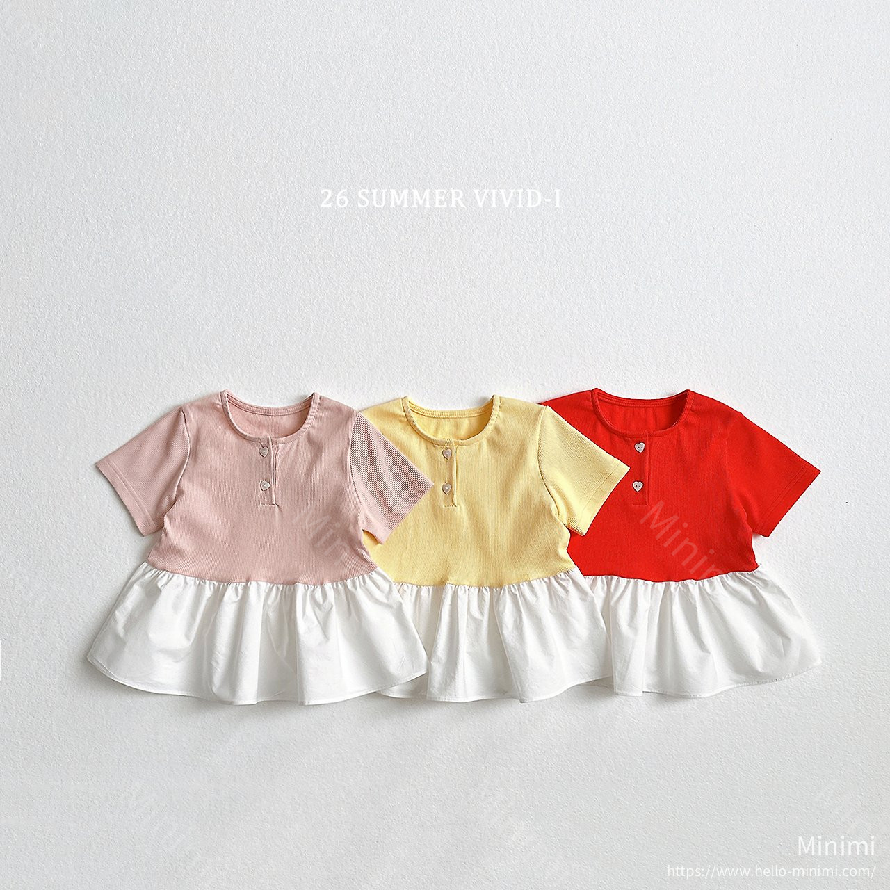 VIVID-I Mini Ribbed Dress T-Shirt 細節圖 1