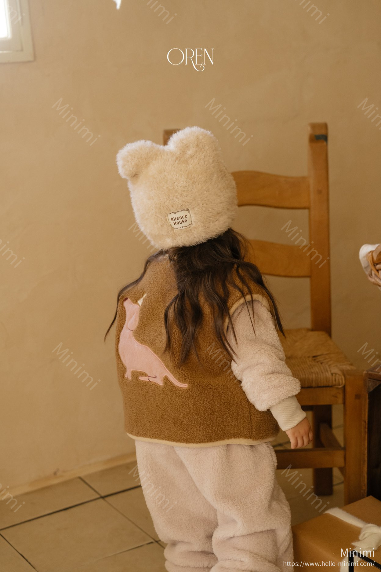 Oren Cat Fake Fur Beanie 細節圖 5