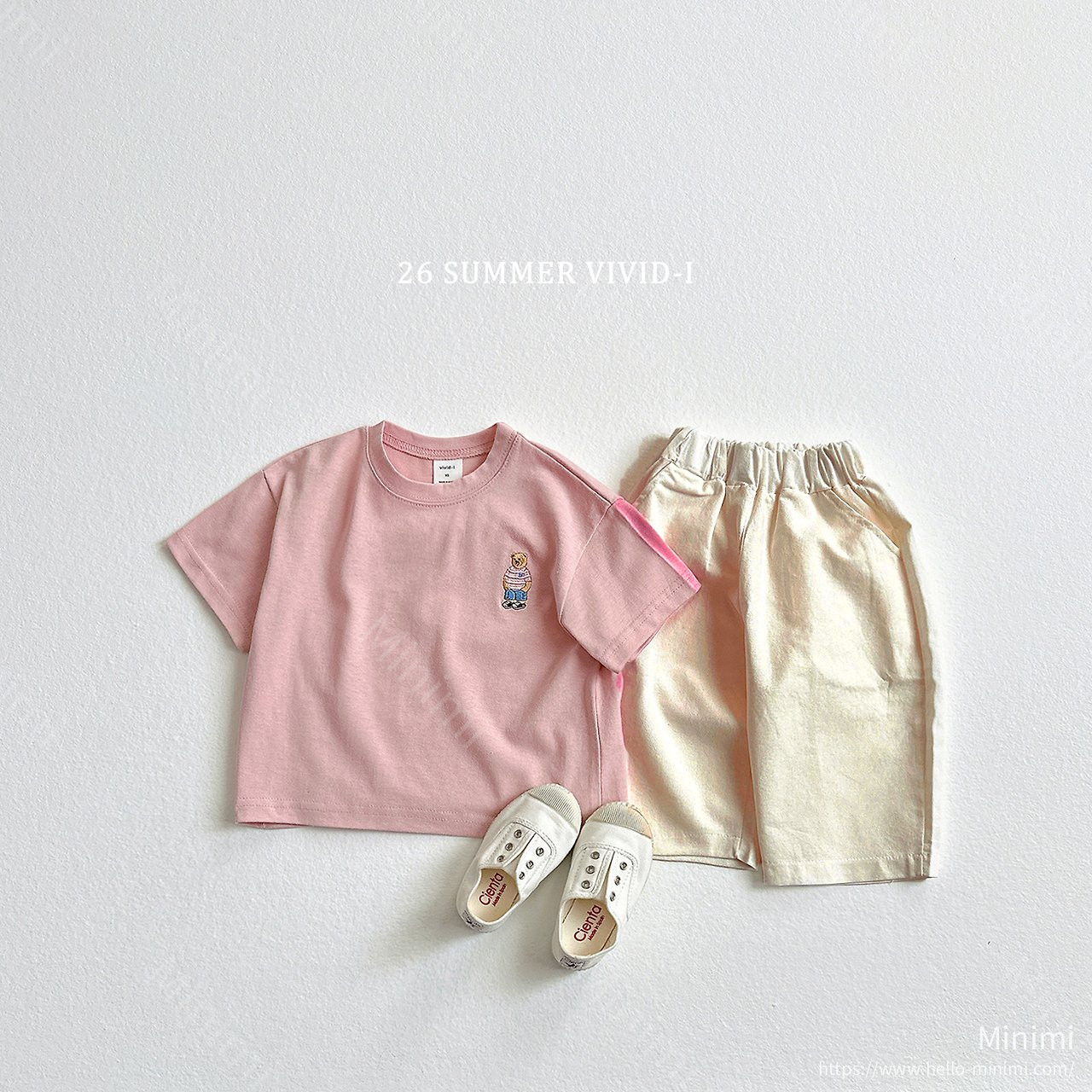 VIVID-I (Event) Cropped Basic Cotton Pants 細節圖 11