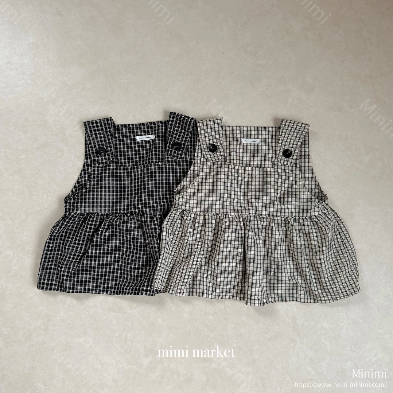 Lona Suspender Dress