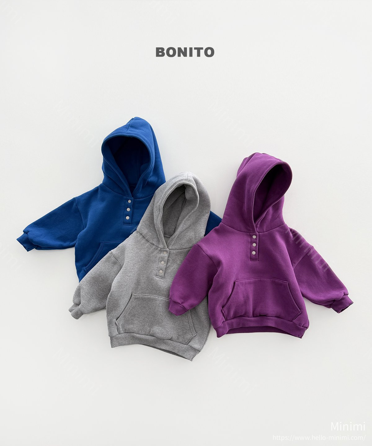 BONITO Binding Detail Hoodie 韓國童裝現貨