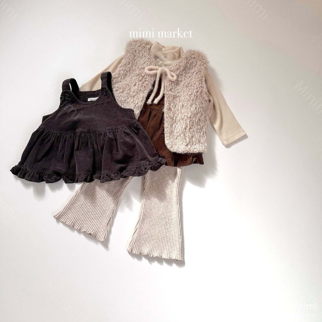 mimi-market Corduroy Sleeveless Blouse 細節圖 3