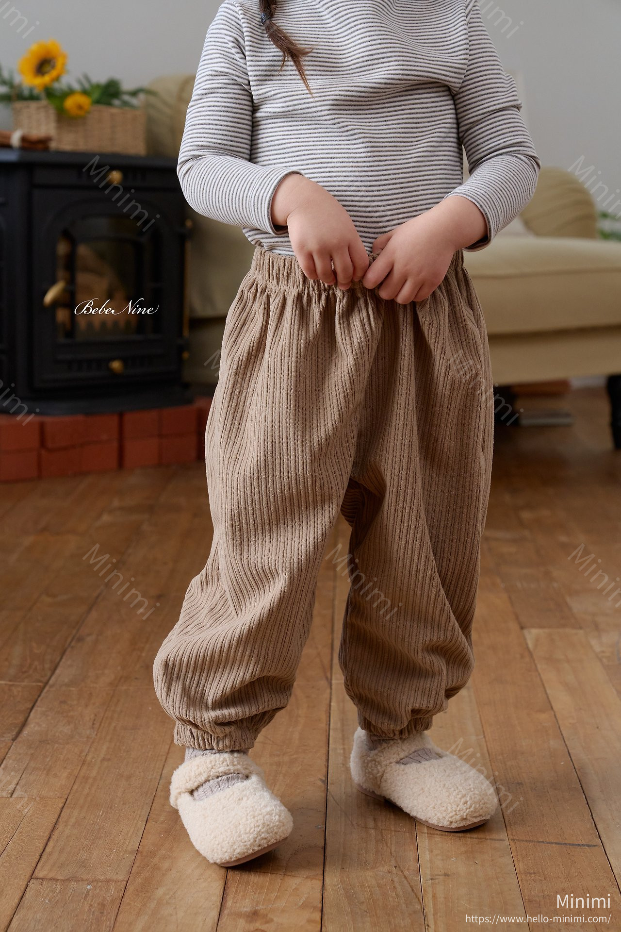 bebe nine Coco Ball Corduroy Pants 細節圖 6