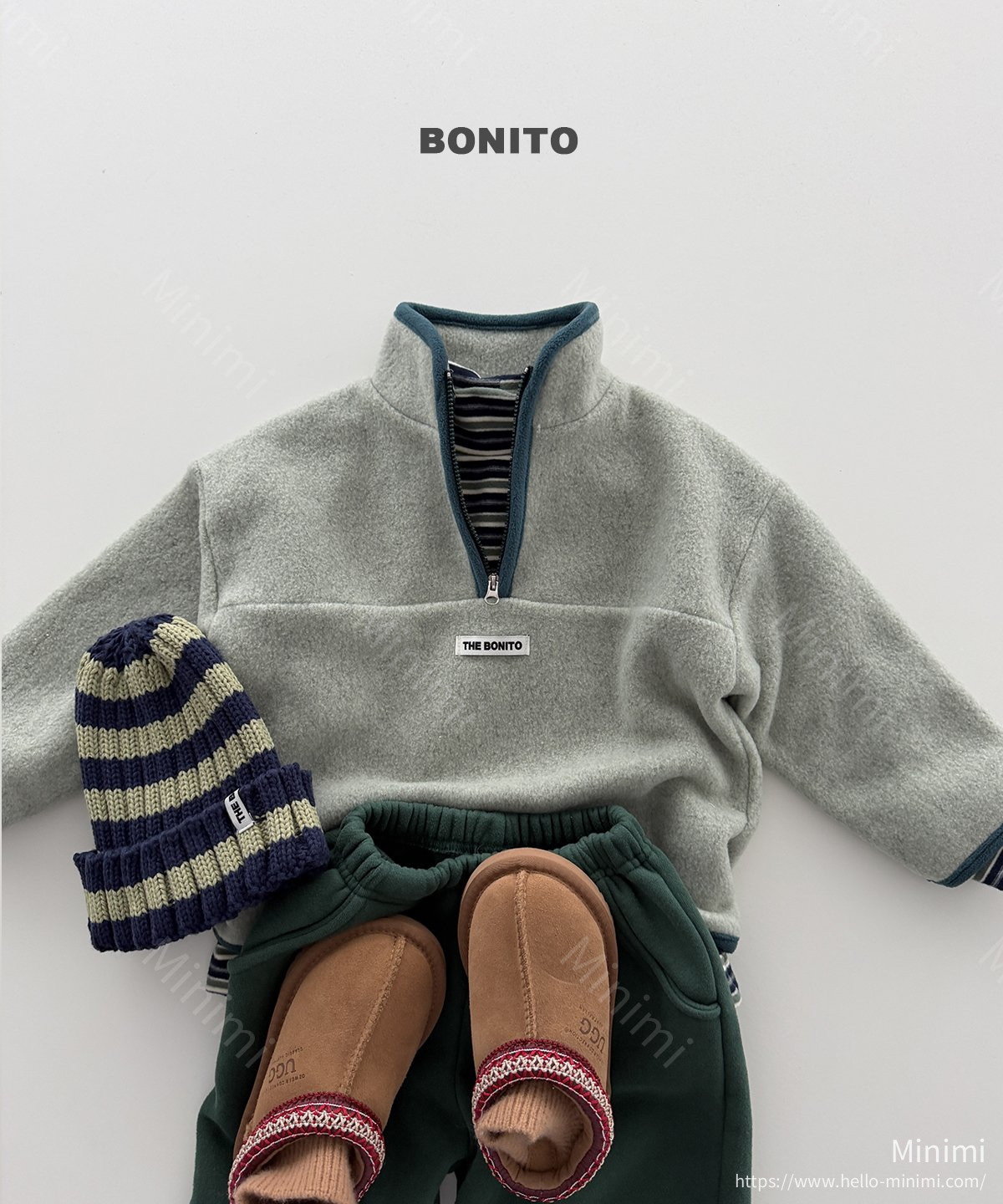 BONITO Cotton Candy Colorblock Half-Zip 細節圖 10