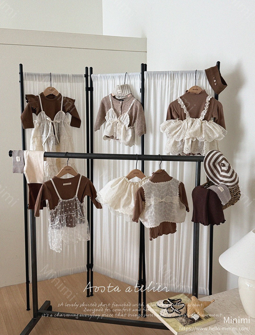 Aosta atelier Lace Open Vest 細節圖 6