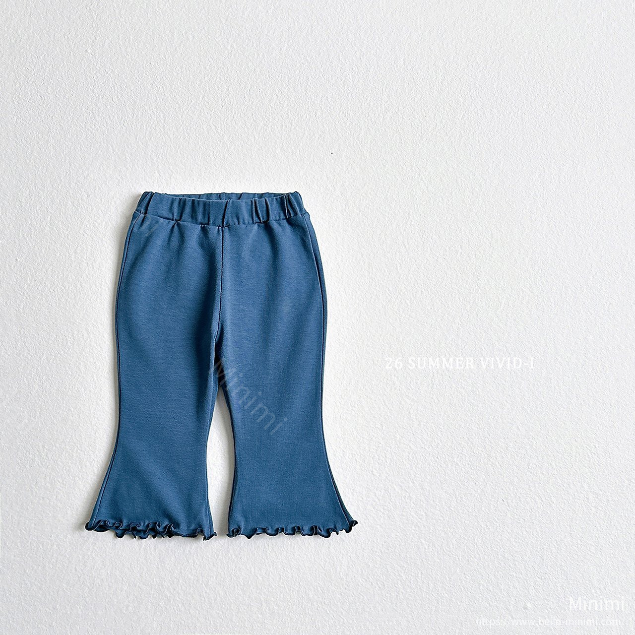 VIVID-I Spandex Fluted Cropped Pants 細節圖 1