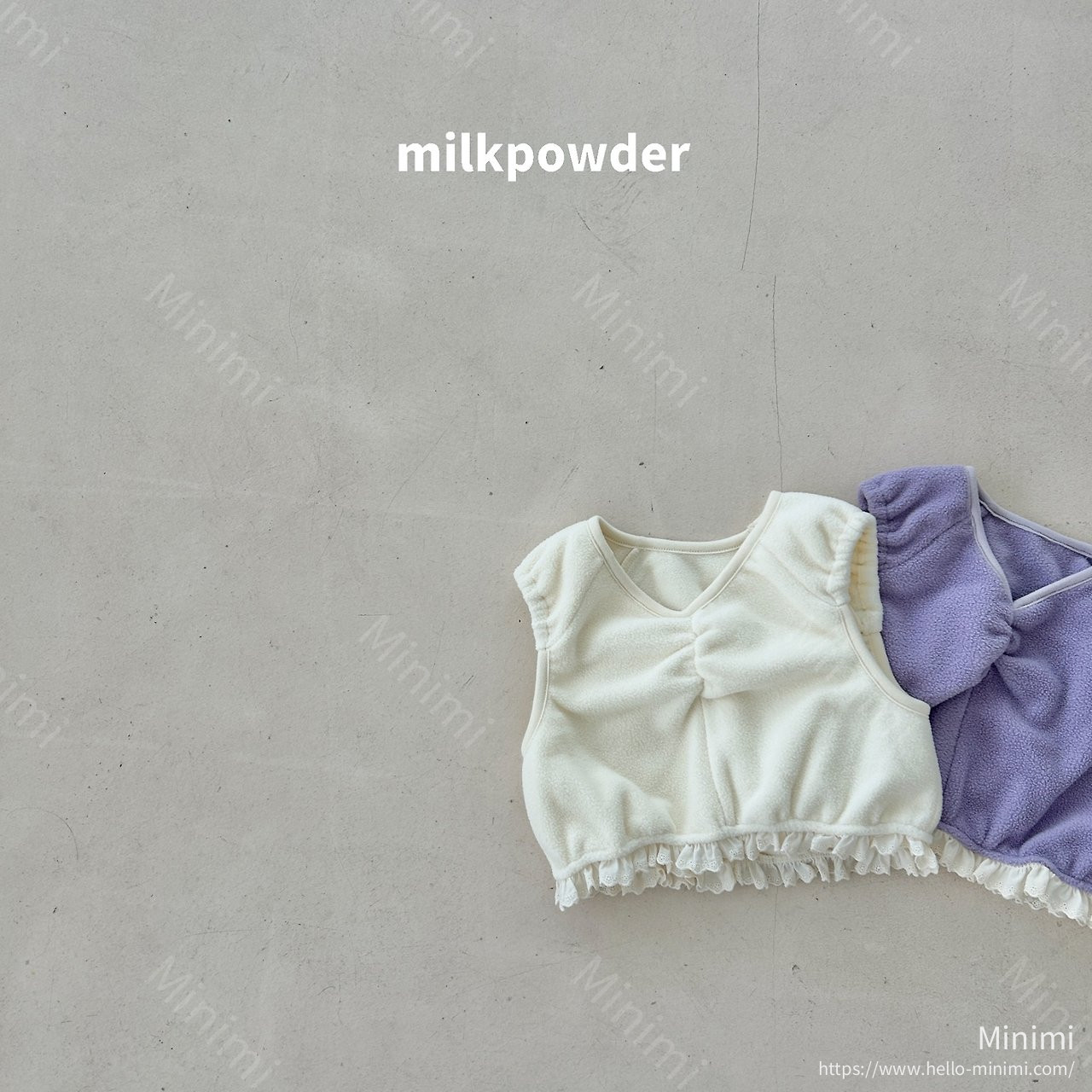 milkpowder Soft Fleece Vest 細節圖 2