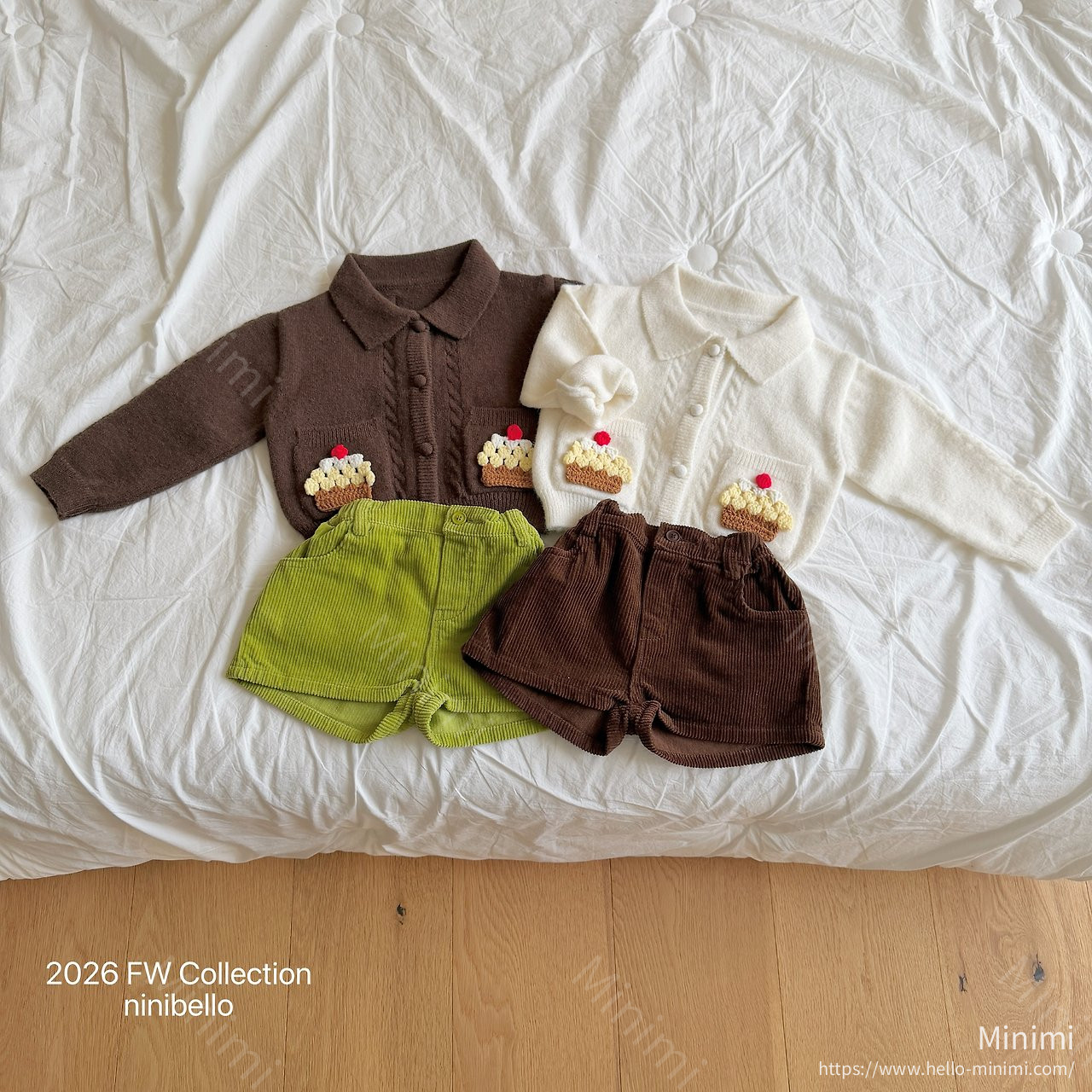 ninibello Peekaboo Corduroy Shorts 細節圖 12