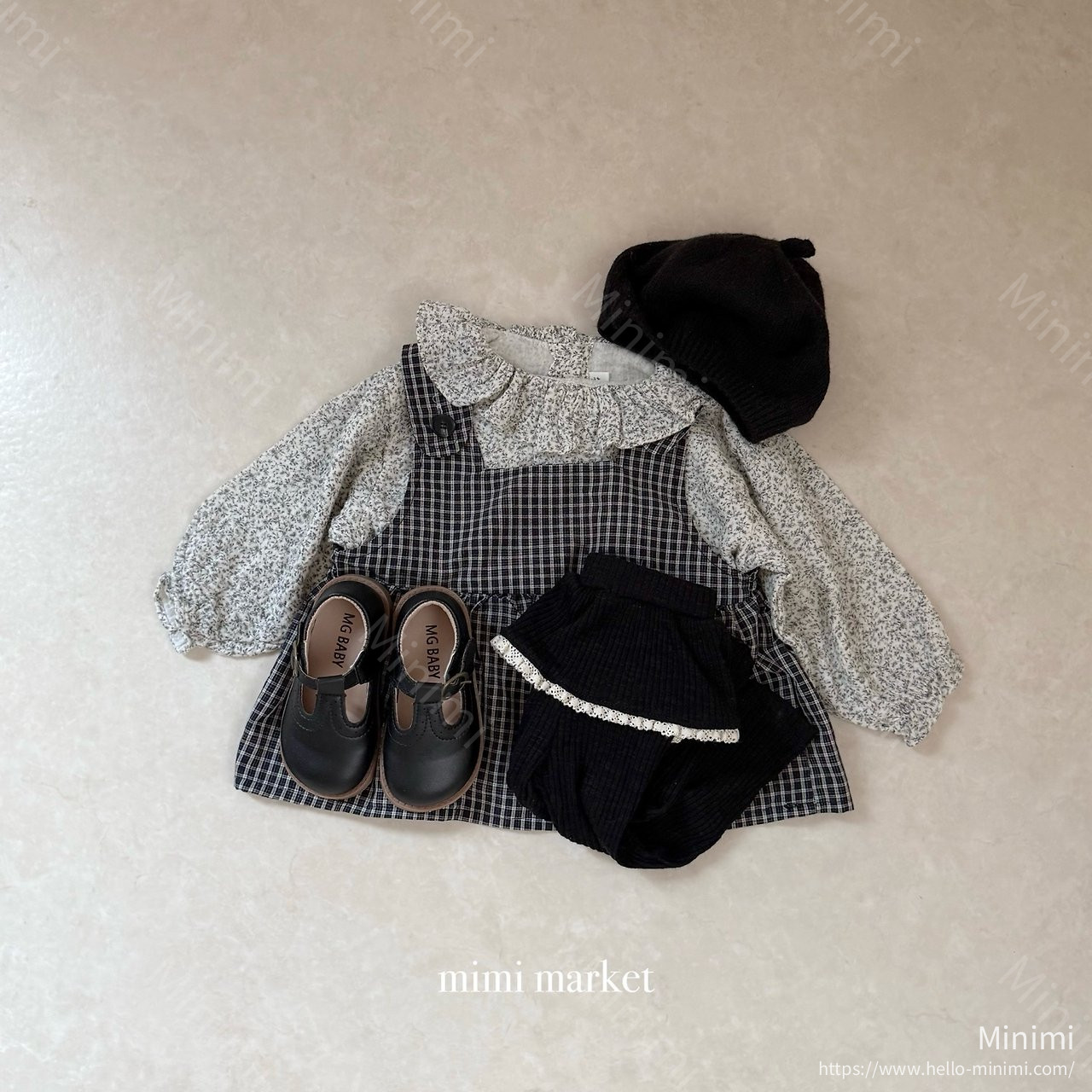 mimi-market Pleats Collar Blouse 細節圖 16