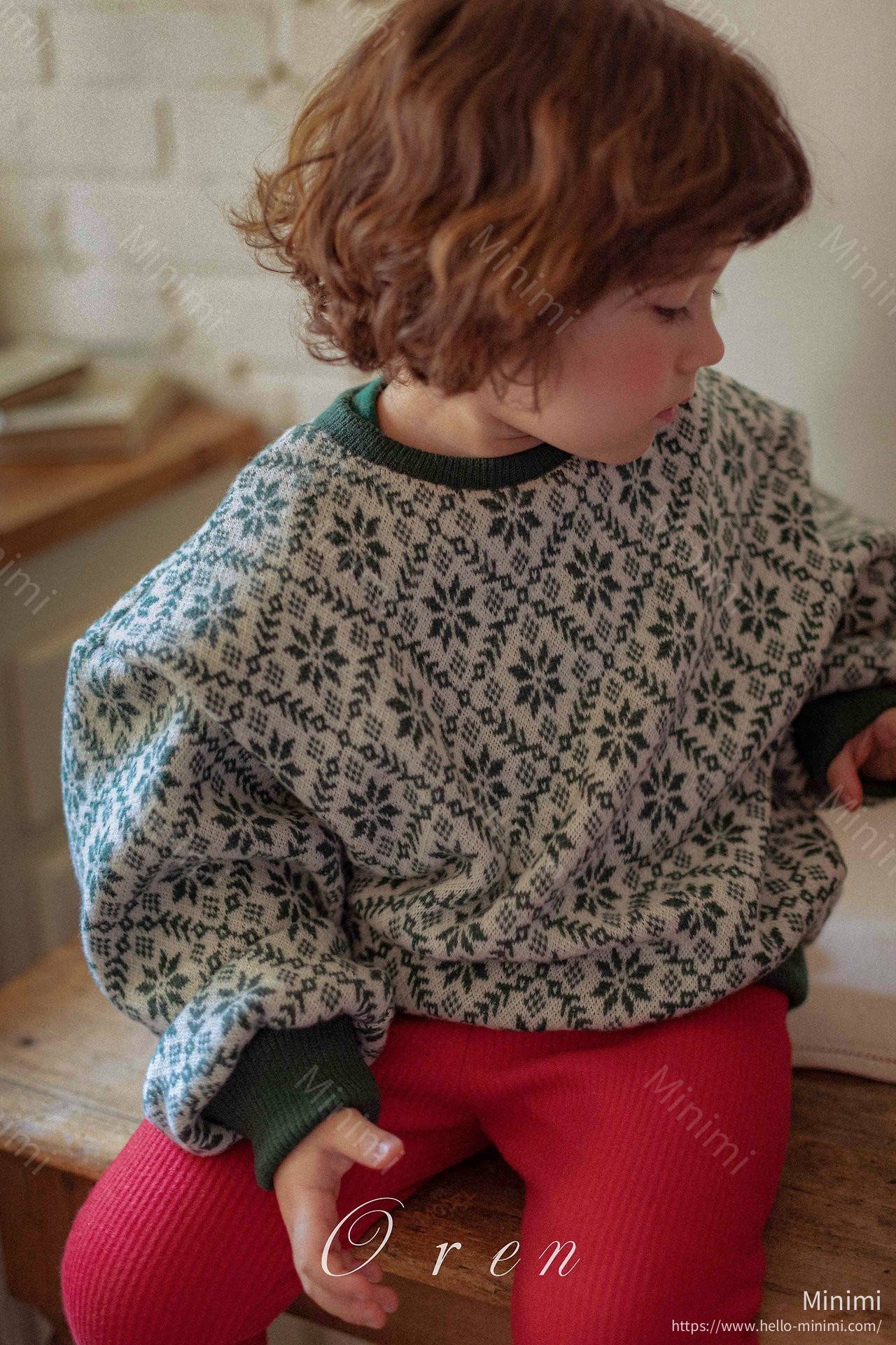 Oren Snowflake Knit Sweatshirt 細節圖 15