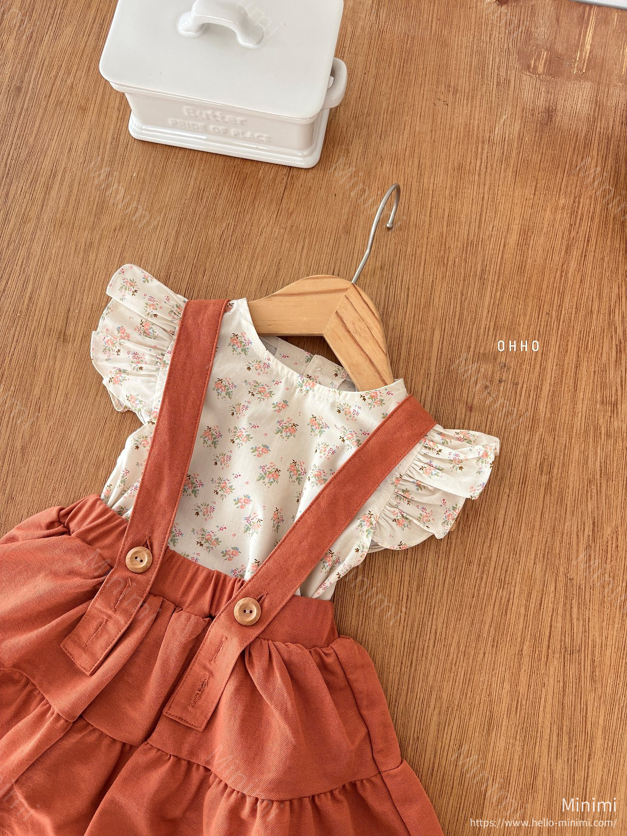 OHHO Forest Shirring Strap Skirt 細節圖 2