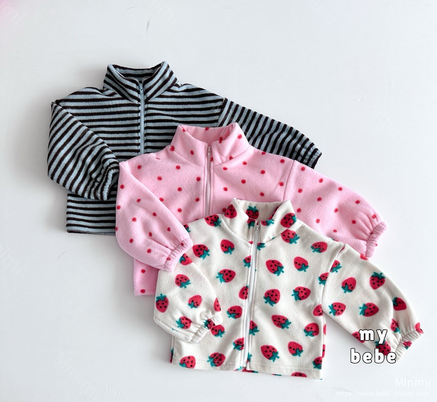 my_bébé Daily Fleece Zip-up 細節圖 1