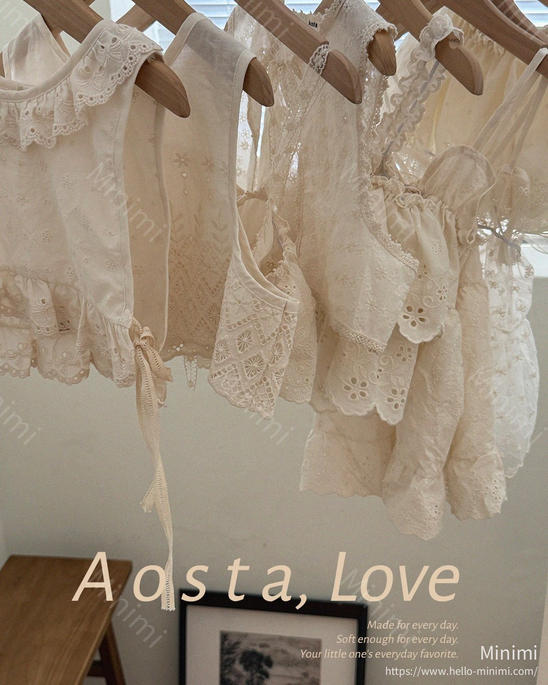 Aosta atelier Lace Open Vest 細節圖 13