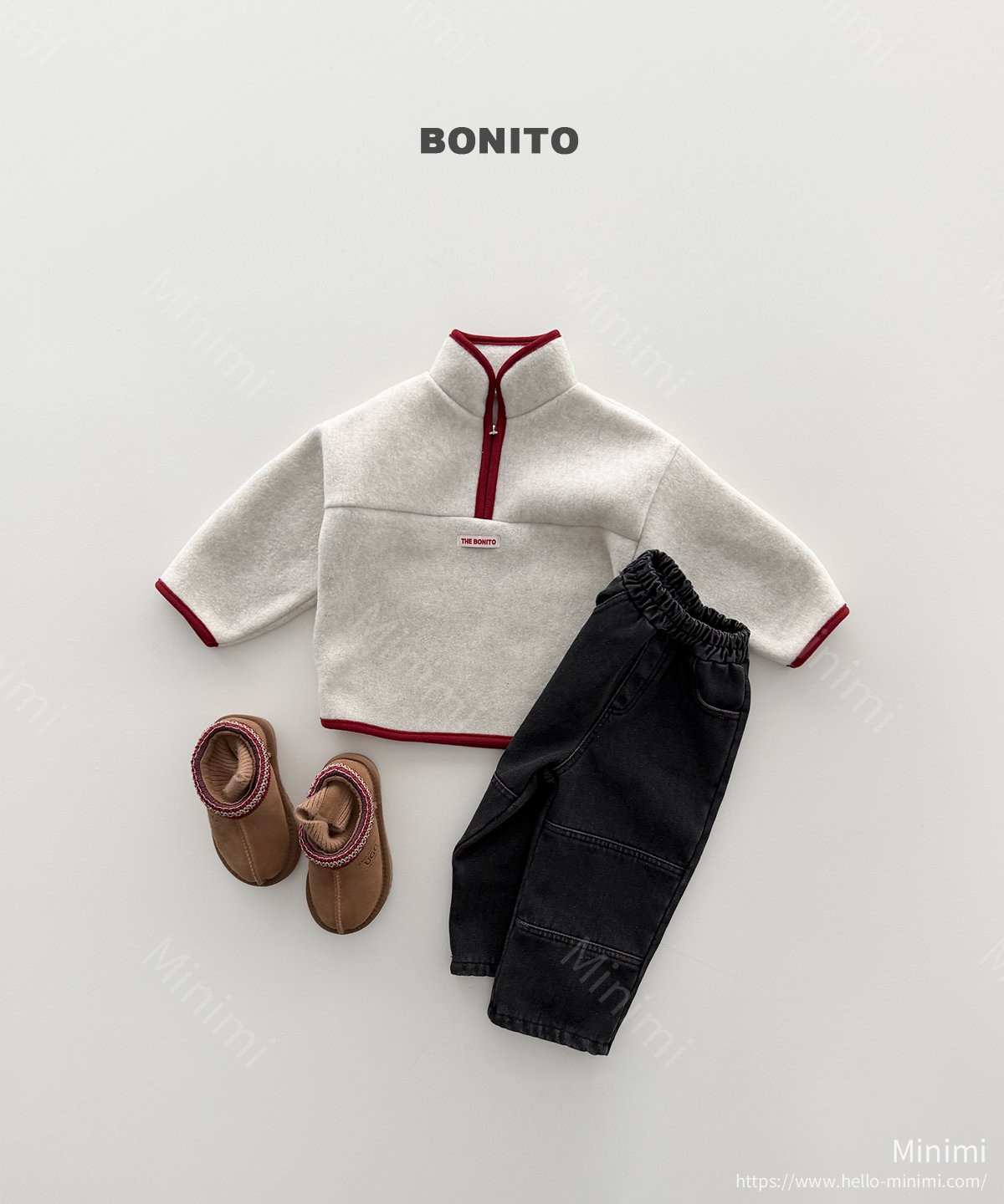 BONITO Cotton Candy Colorblock Half-Zip 細節圖 6