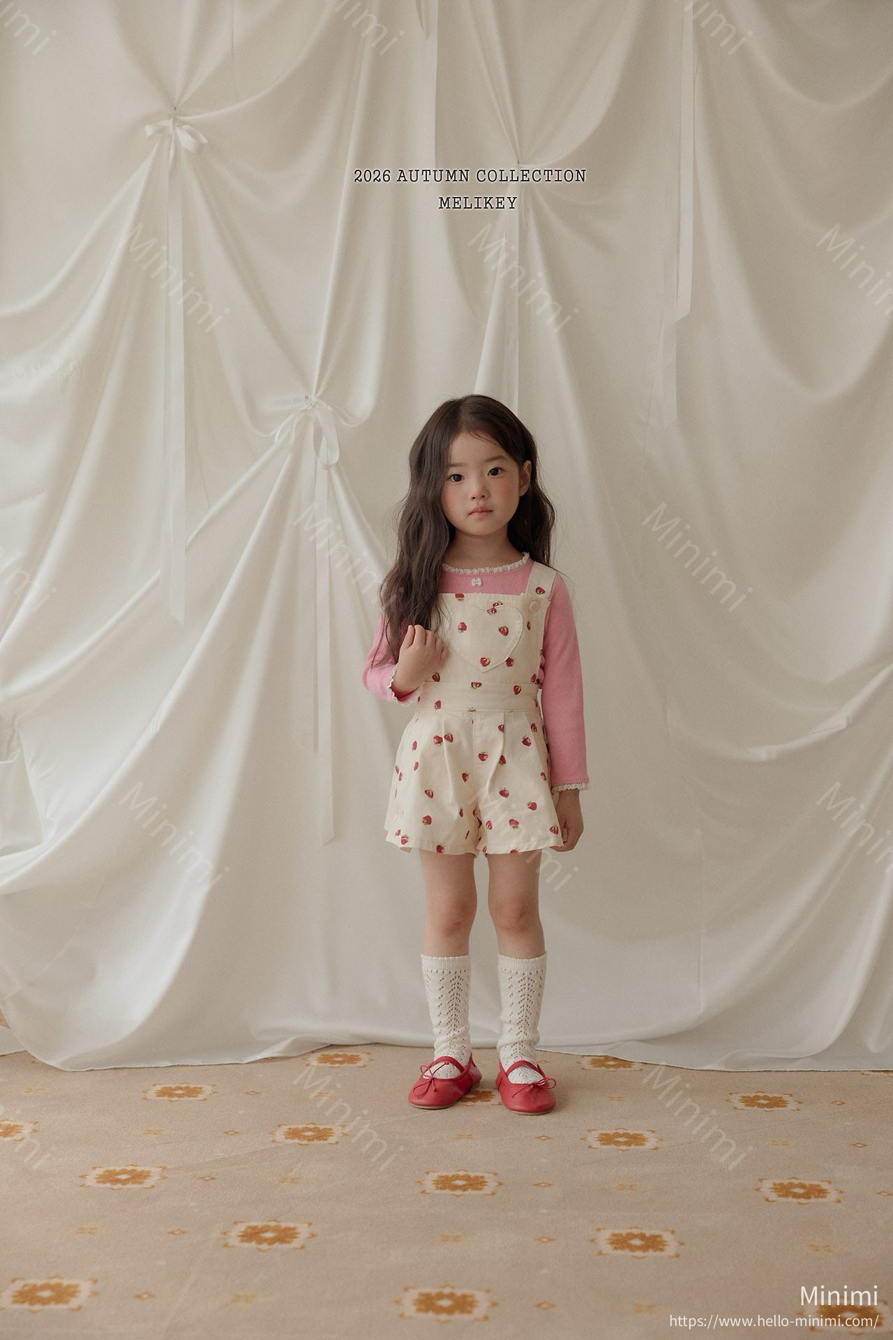 Melikey Strawberry Heart Overalls 細節圖 23