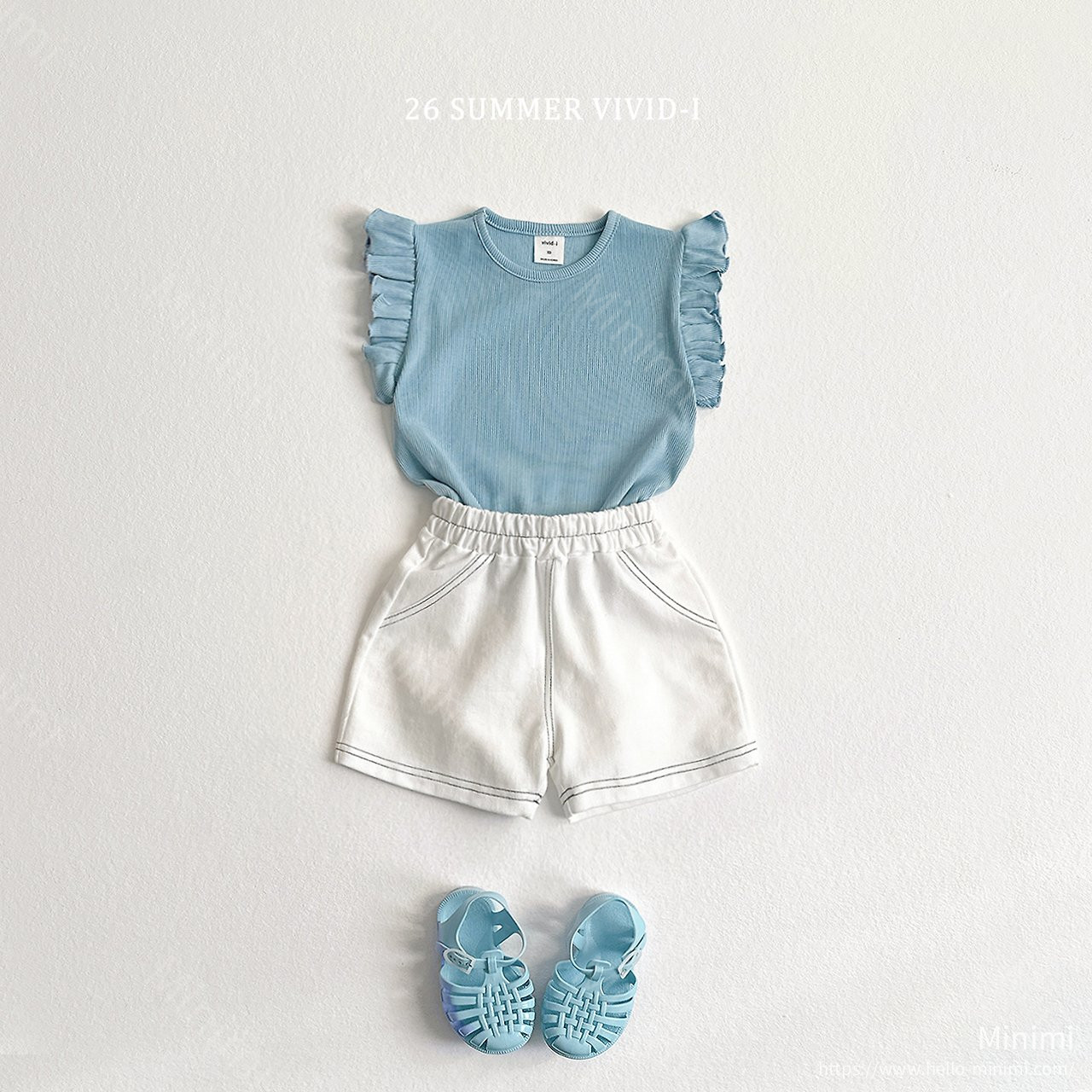 VIVID-I Ribbed Ruffle Sleeveless Top 細節圖 14