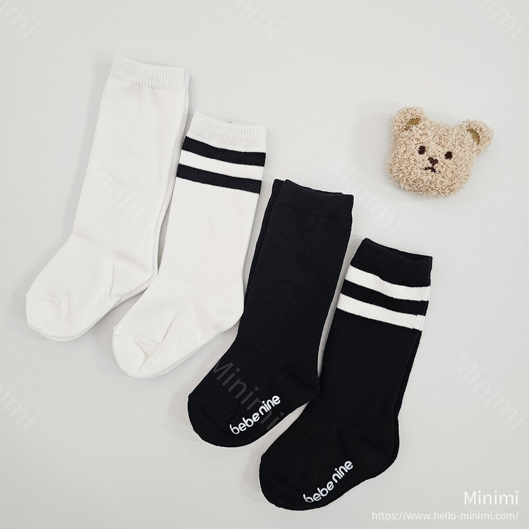 bebe nine Nine Soft Knee Socks Set 細節圖 13