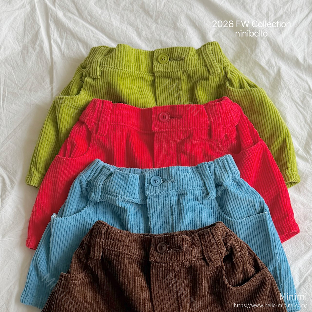 ninibello Peekaboo Corduroy Shorts 細節圖 1