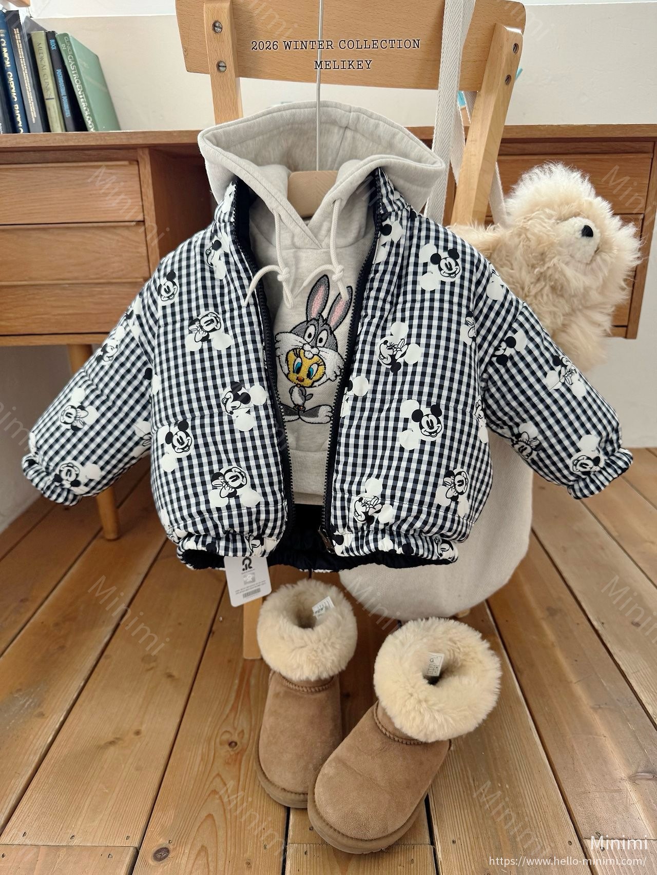 Melikey Mickey Check Reversible Jacket 細節圖 55