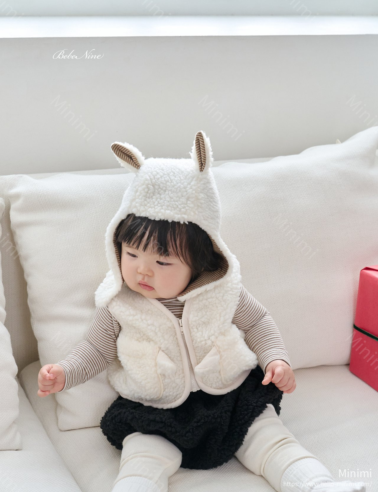 bebe nine Little Lamb Bonnet 細節圖 7