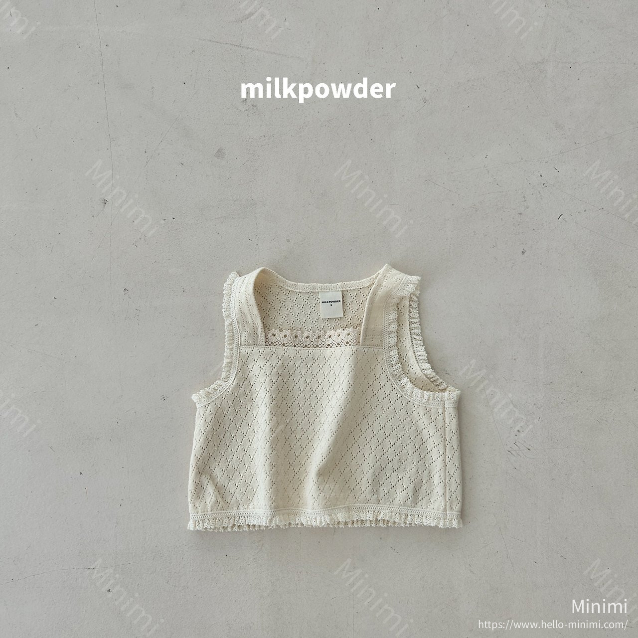 milkpowder Green Vest 細節圖 6