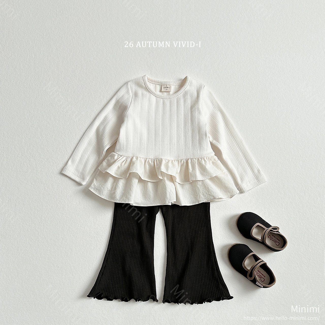 VIVID-I Ribbed Span Ruffle Pants 細節圖 5