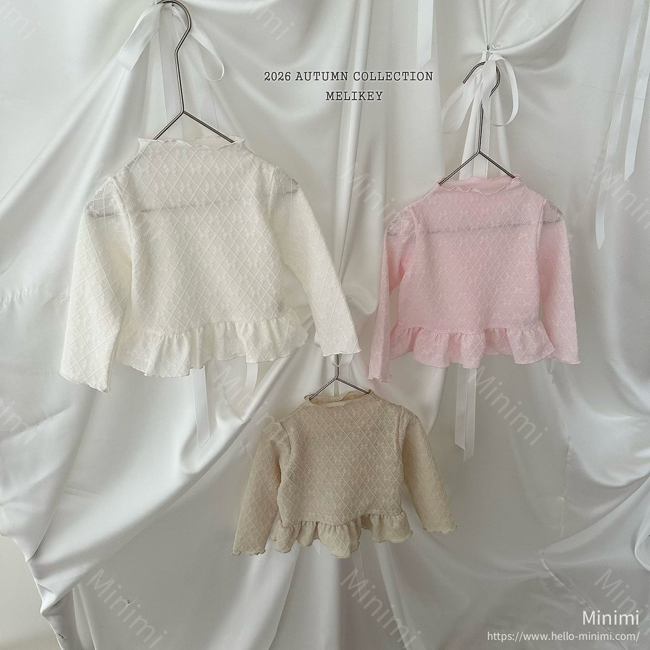Melikey Frill Ribbon Mesh T-shirt 細節圖 3